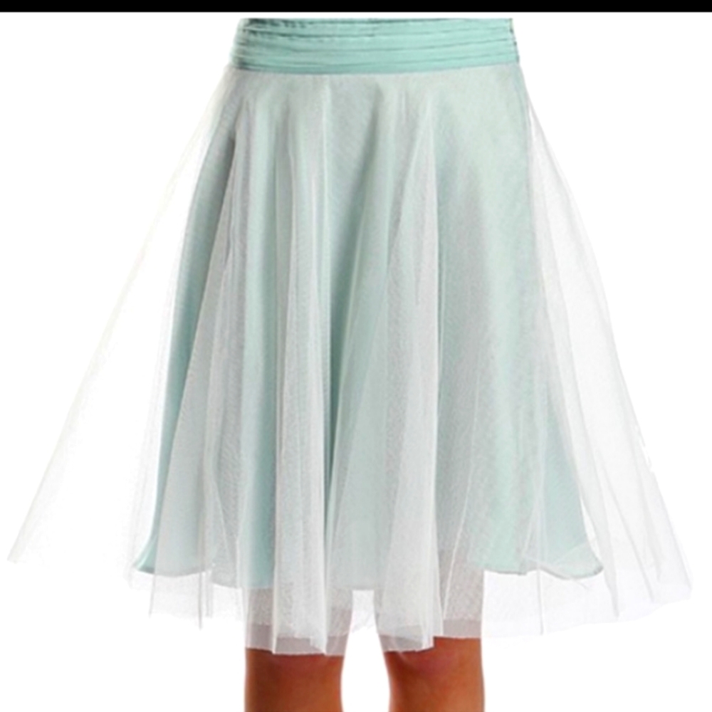 Mint Tulle Skirt